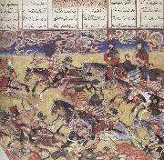 unknow artist The Hero Faramurz scatters the troops of the king of Kabul oil painting picture wholesale